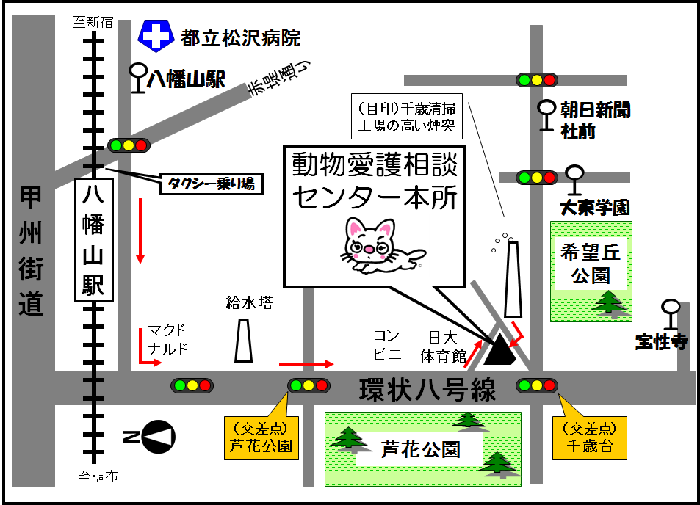 本所の地図