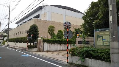 荏原看護専門学校の体育館のようす