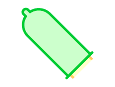 図　ペニスの根元にたるんだ皮膚が残らないようにしっかりかぶせる。