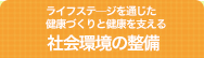 ライフステージを通じた健康づくりと健康を支える社会環境の整備