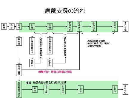 療養支援の流れ