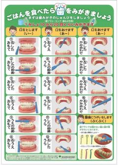 歯みがき支援ポスターの画像