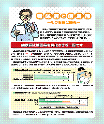 画像　糖尿病と歯周病～その密接な関係～リーフレット　表